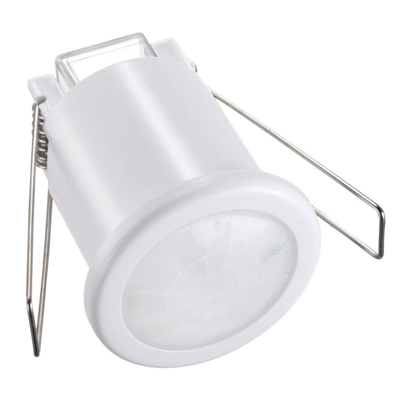 HOFTRONIC™ PIR bewegingssensor met schemerschakelaar 360° - Bereik 8 meter Maximaal 800 Watt - IP20 - Inbouw - Wit