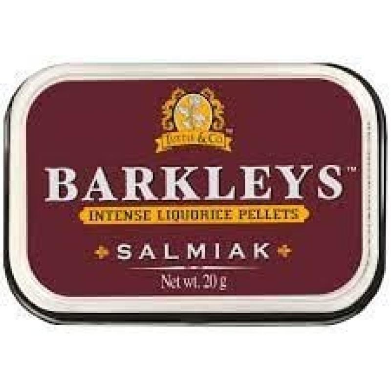 Barkleys Barkleys - Liquorice Pellets Salmiak 20 Gram