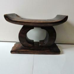 Afrikaans krukje hout kruk Afrika 19 cm