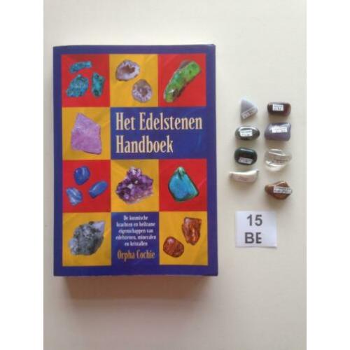 (15BE) Boek met 8 edelstenen Het Edelstenen Handboek