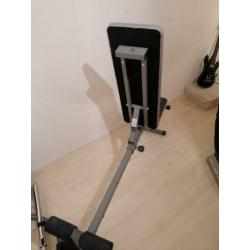 Fitness bankje + dumbell set
