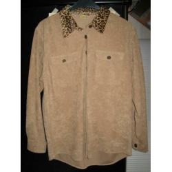 Suede look blouse van Gina Umberto M/38.