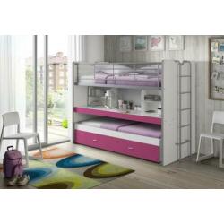 Bonny Halfhoogslaper 3xBed+Bureau 7 Kleuren Gratis Matras