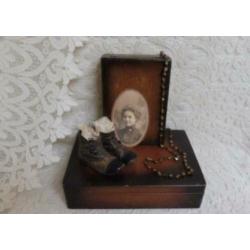 oude - houten - kistjes - Engelse stijl - brocantgoed -