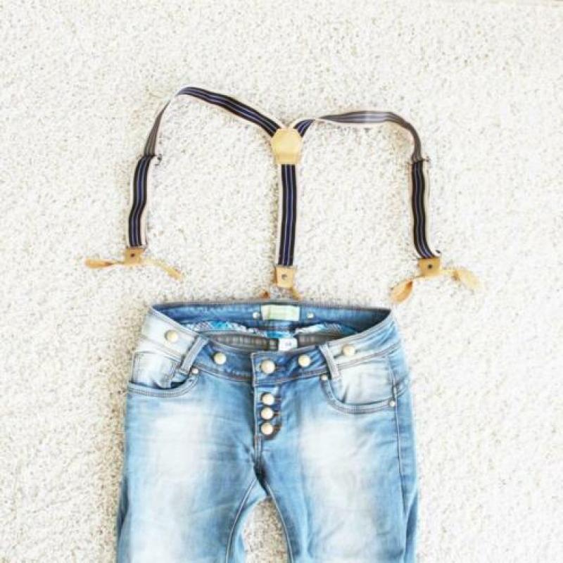 Donna Bizzarra Broek Met Bretels (Maat 34) - 11