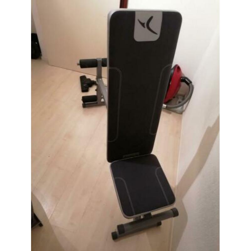 Fitness bankje + dumbell set