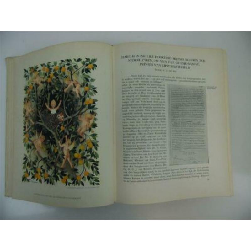 Holkema & Warendorf Officieel Gedenkboek 1938 Wilhelmina