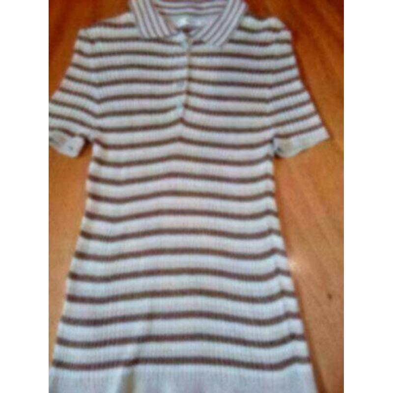 Mooie glitter polo t-shirt top Mango maat M/L 40/42 zgan