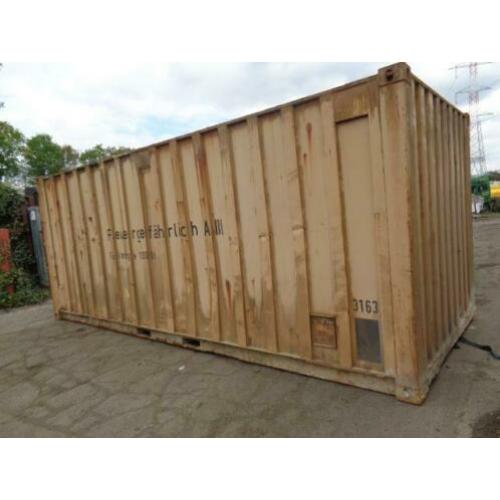 Occ 20ft container met brandstoftank