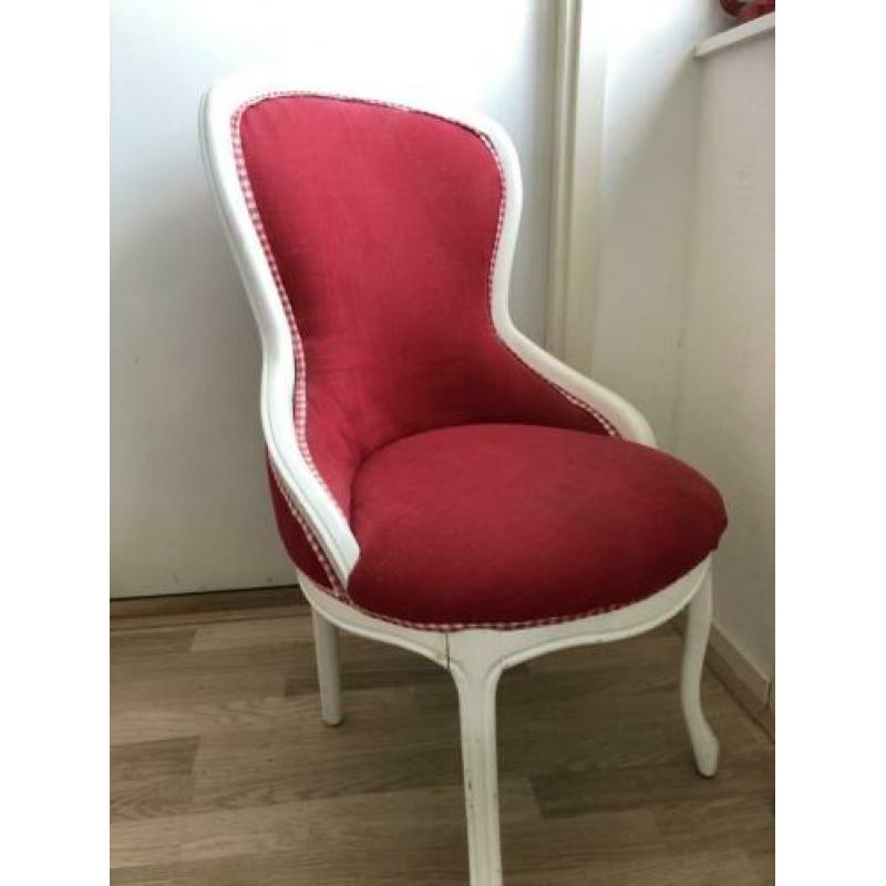 Brocante stoeltje kinder fauteuil