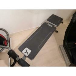 Fitness bankje + dumbell set