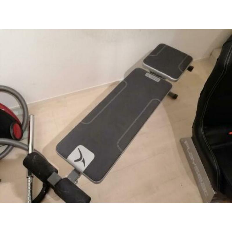Fitness bankje + dumbell set