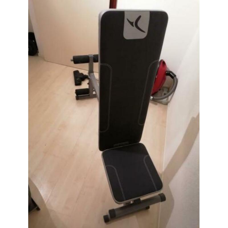 Fitness bankje + dumbell set