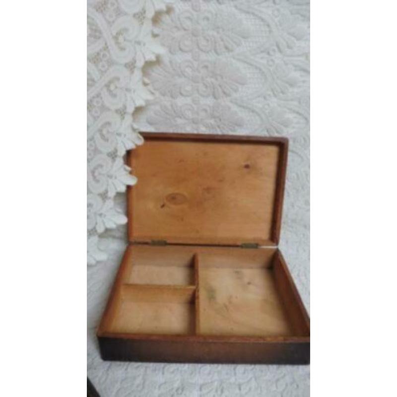 oude - houten - kistjes - Engelse stijl - brocantgoed -