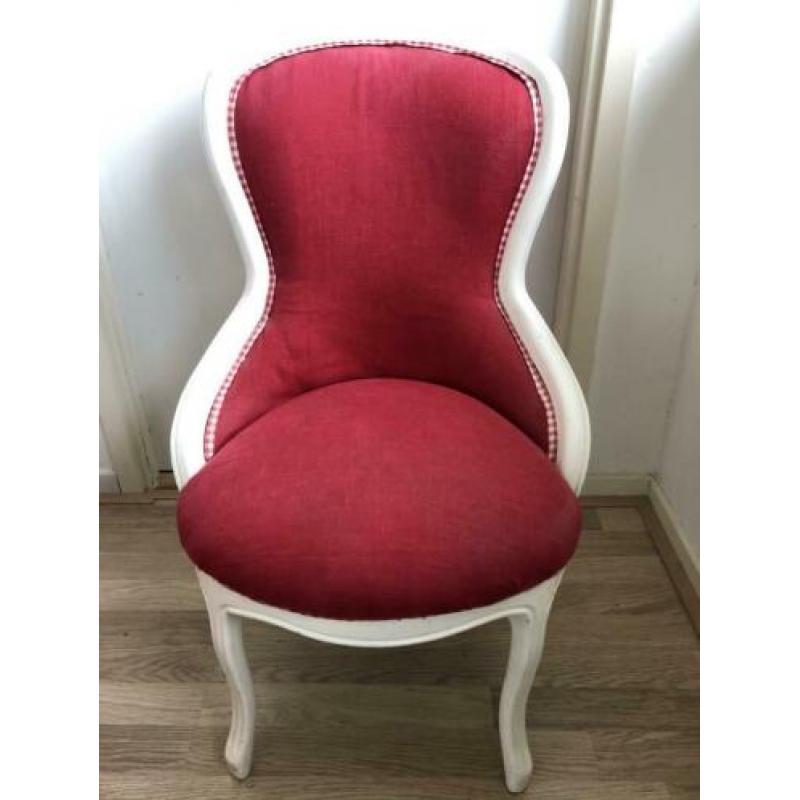 Brocante stoeltje kinder fauteuil