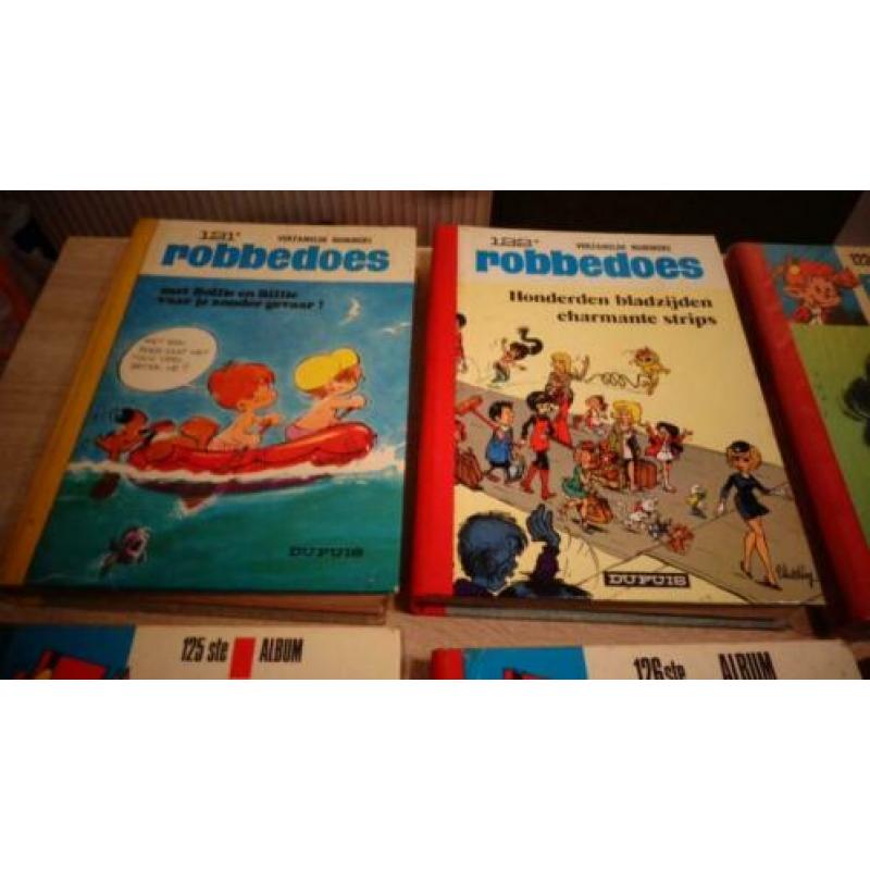 Robbedoes stripboeken verzamelde nummers HC 4 stuks