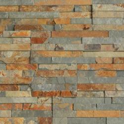 stonepanels / steenstrips / muurstrips Rusty Slate leisteen