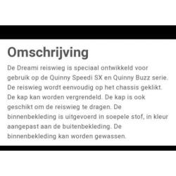 Quinny buzz dreami raccoon Brown helemaal compleet