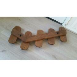 vintage hout kapot Lengte 65 cm