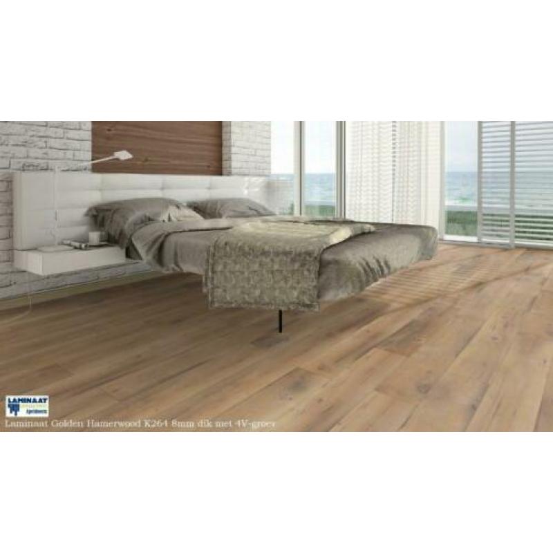 Laminaat Golden Hammerwood K264 8mm dik 4V-Groev €13,95m2