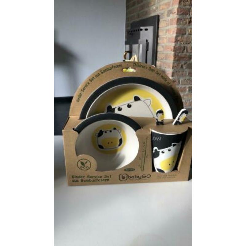 Kinder servies set bamboe