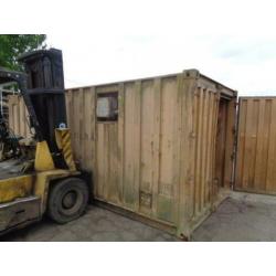 Occ 20ft container met brandstoftank