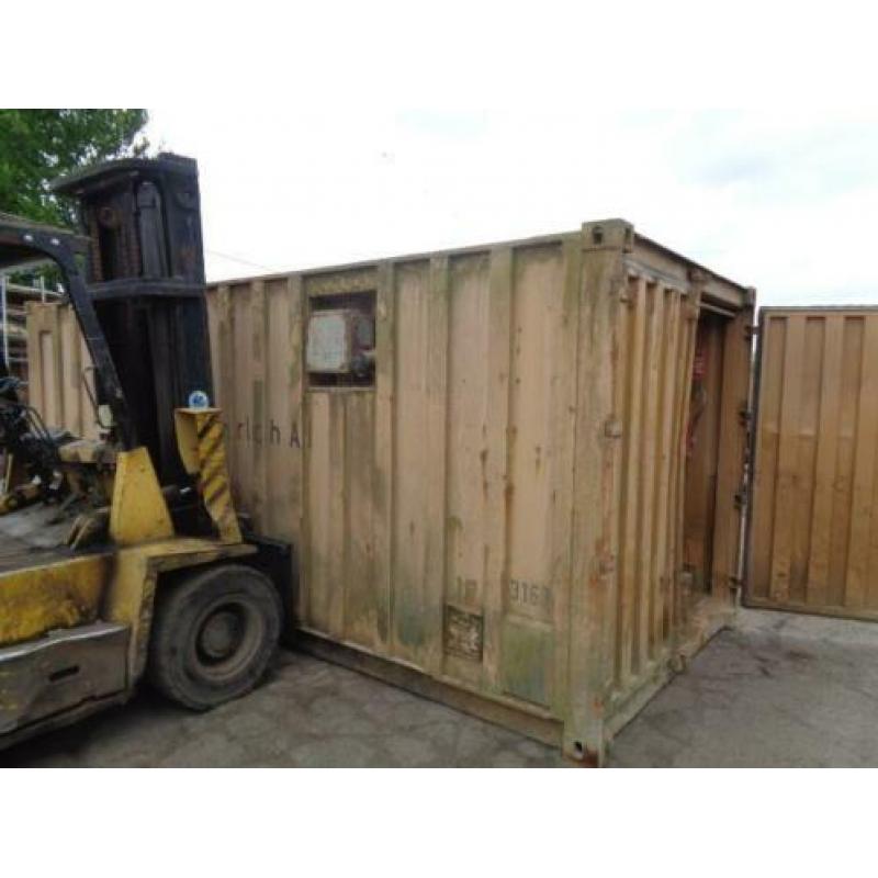 Occ 20ft container met brandstoftank