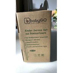 Kinder servies set bamboe