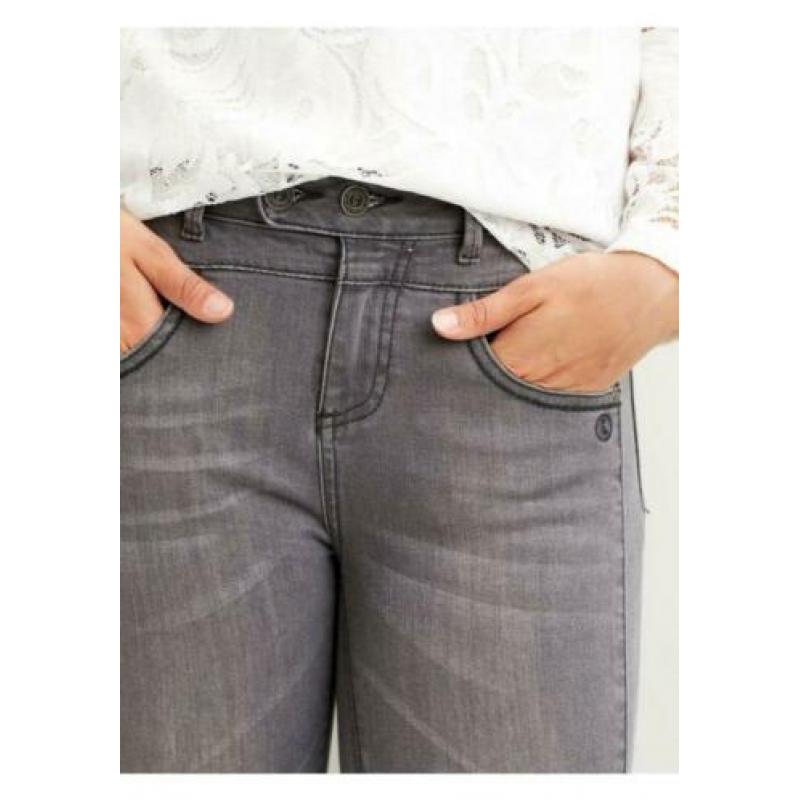 Object up-c super stretch light grey spijkerbroek mt 30/32
