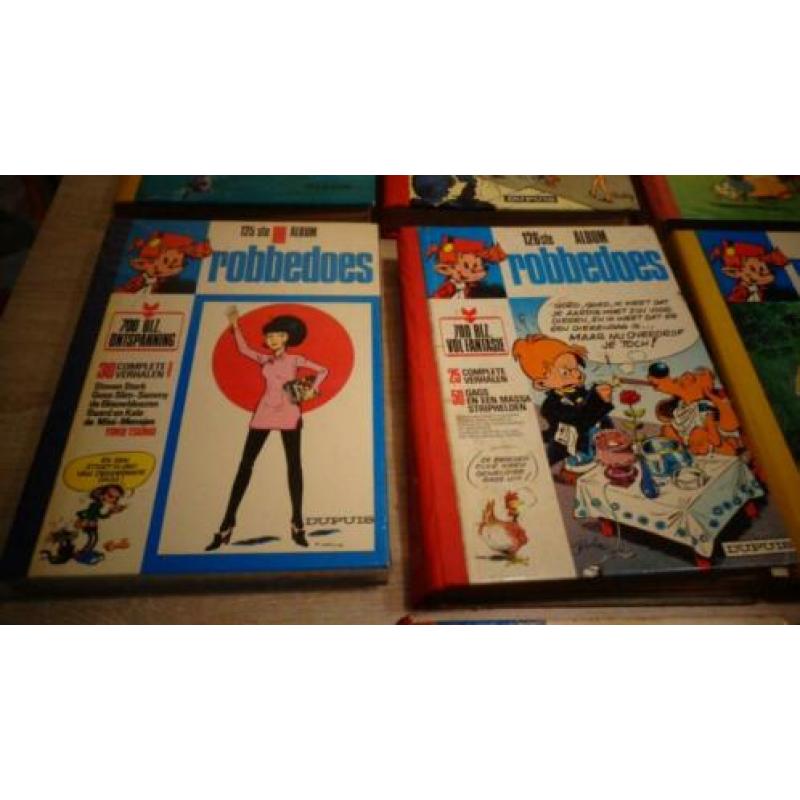 Robbedoes stripboeken verzamelde nummers HC 4 stuks