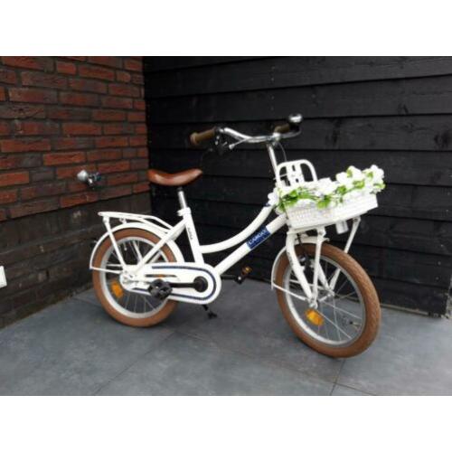 Meisjes fiets 16 inch wit