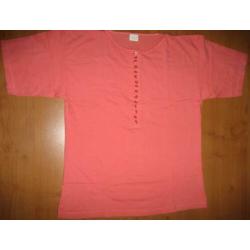 Suede look blouse van Gina Umberto M/38.
