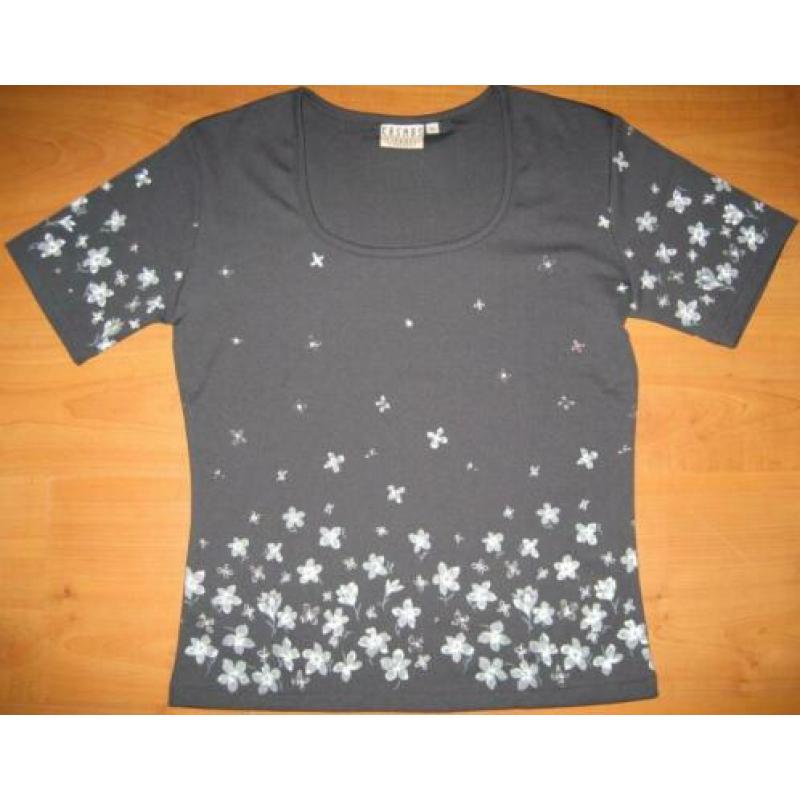 Suede look blouse van Gina Umberto M/38.