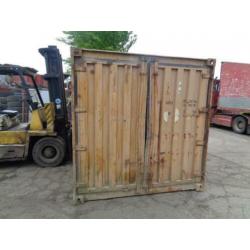 Occ 20ft container met brandstoftank