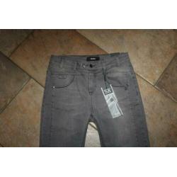 Object up-c super stretch light grey spijkerbroek mt 30/32