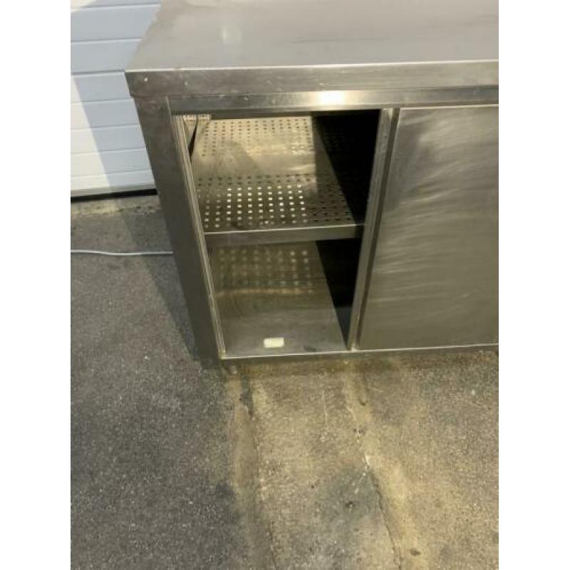 Warmt kast borden warmer rvs zeer nette staat horeca