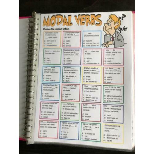 oefenwerkbladen grammatica Engels