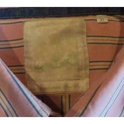 J.C. Rags roze gestreept overhemd maat XL
