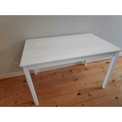 Eettafel wit 120x75