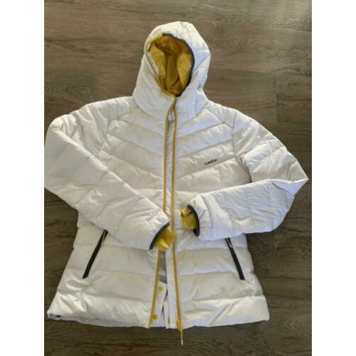 Ski jas wit maat L e.v met tenson ski broek maat 40