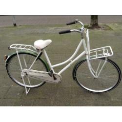 Omafiets met voorrek en mand,frame 53 cm 28,5 inch??