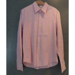 J.C. Rags roze gestreept overhemd maat XL