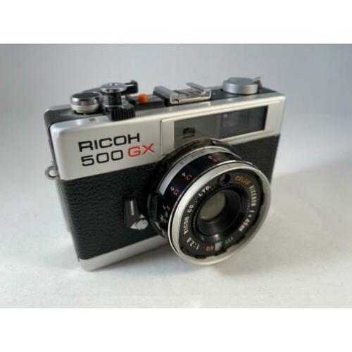Mooie Ricoh 500GX point and shoot. Analoge camera
