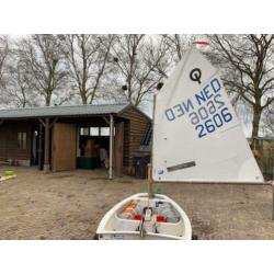 Winner wedstrijd optimist met alle toebehoren