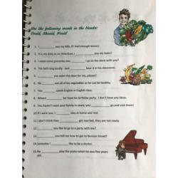 oefenwerkbladen grammatica Engels