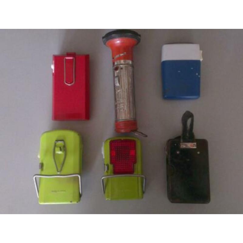 diverse oude zaklantaarns / zaklampen / verlichting