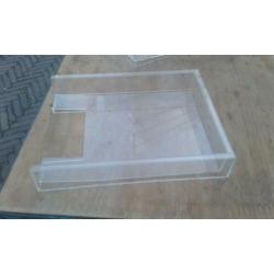 A 4 bakjes plexiglas ( 9 stuks )