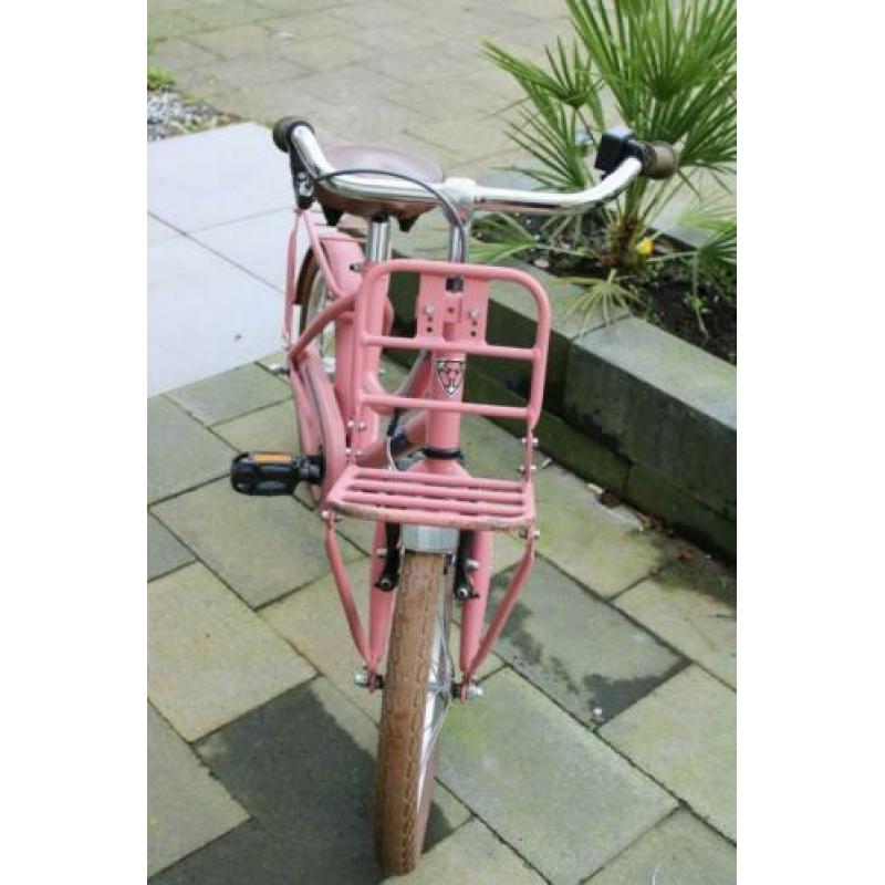 Alpina Cargo 16 inch oud roze transport fiets voor meisjes