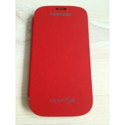 Samsung Galaxy S3 i9300 Flip Cover / Case Rood