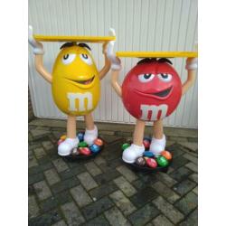 Originele M&M Yellow dienblad tafel.